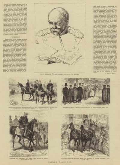 Prince Bismarck by Anton Alexander von Werner